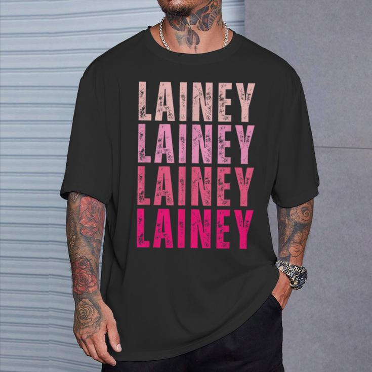 Personalized Name Lainey I Love Lainey Vintage T-Shirt Gifts for Him
