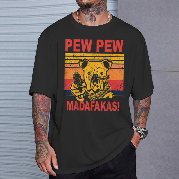 Pew Pew Madafakas Mit Aufschrift Pew Pew Pew Lustiges Geschenk T-Shirt Geschenke für Ihn