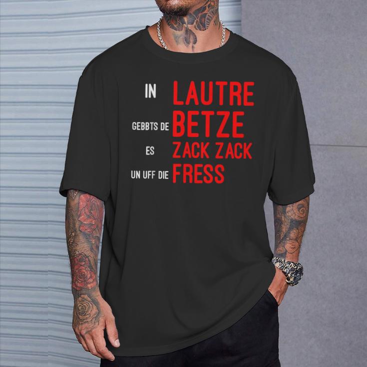 Pfalz Heimatliebe & Betze Fresse Schwarzes T-Shirt für Lautre Fans Geschenke für Ihn