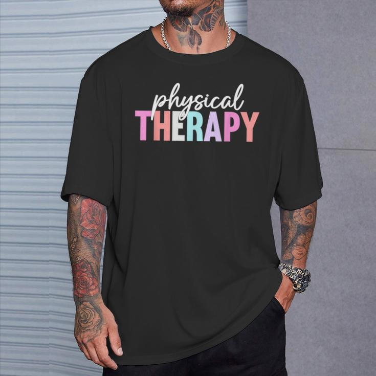 Physical Therapy Pt Physical Therapist Pt Student T-Shirt Gifts for Him