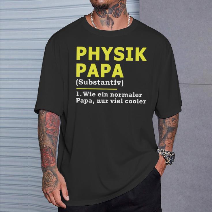 Physik Papa T-Shirt Geschenke für Ihn