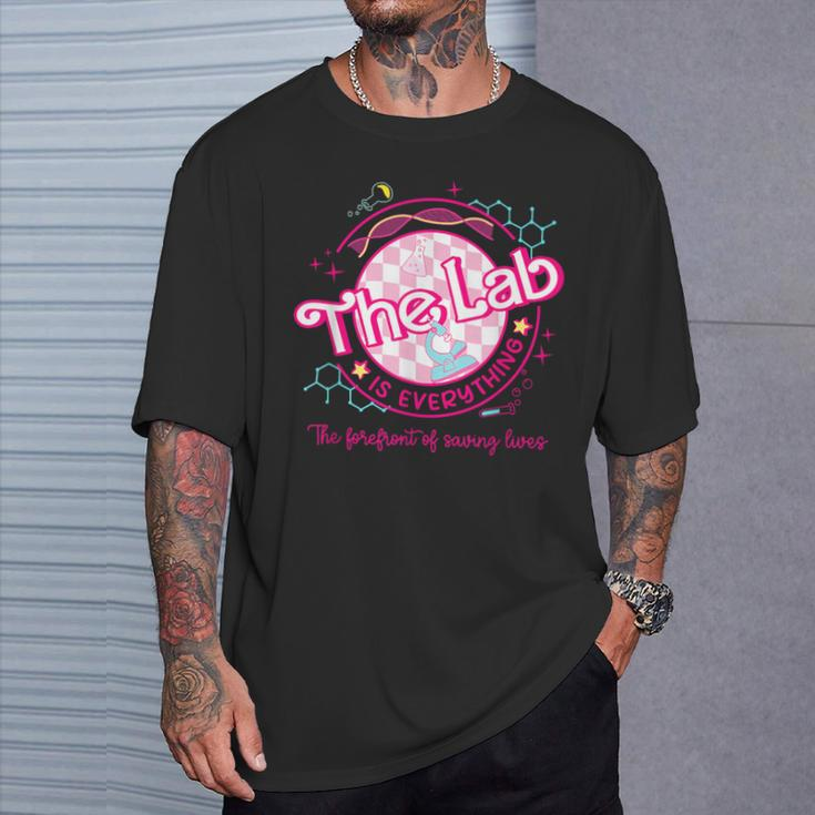 Pink Lab Week 2024 Medical Lab Science Lab Tech Team T-Shirt Gifts for Him