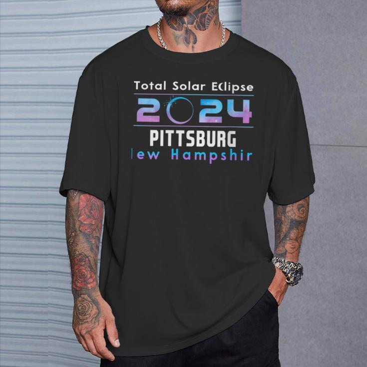 Pittsburg New Hampshire Eclipse 2024 Total Solar Eclipse T-Shirt Gifts for Him