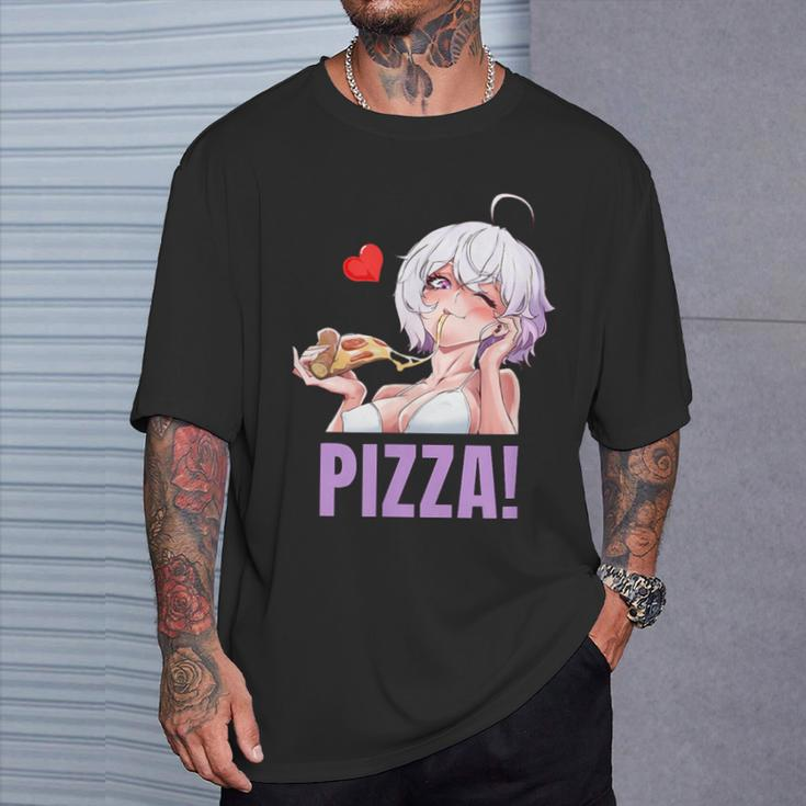 Pizza Lover Anime T-Shirt Geschenke für Ihn