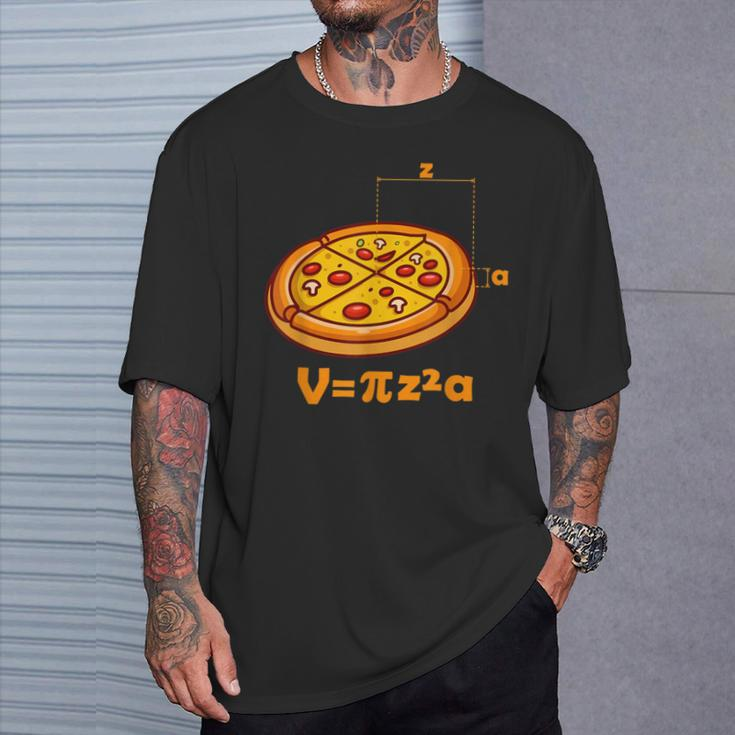 Pizza Nerd Geek Mathematik Witz Naturwissenschaft Formula T-Shirt Geschenke für Ihn