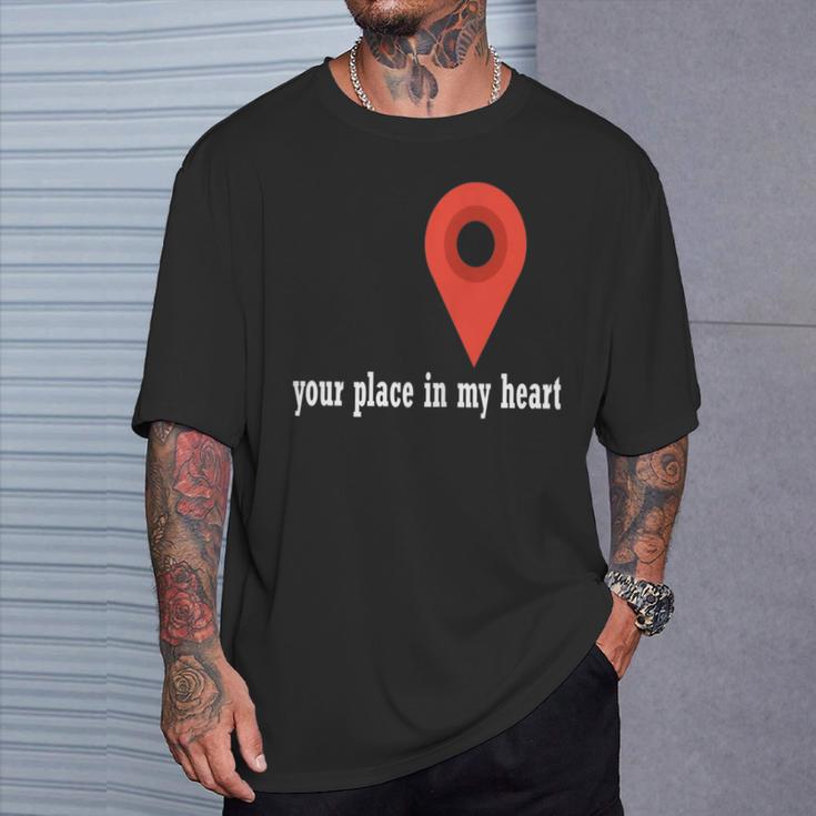 Your Place In My Heart- For Mom And Dad -Valentine's Day T-Shirt Gifts for Him