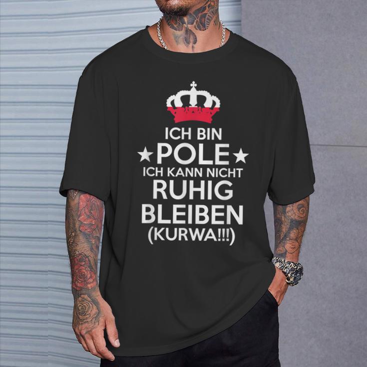 Poland Kurwa Polin Polska Polish T-Shirt Geschenke für Ihn