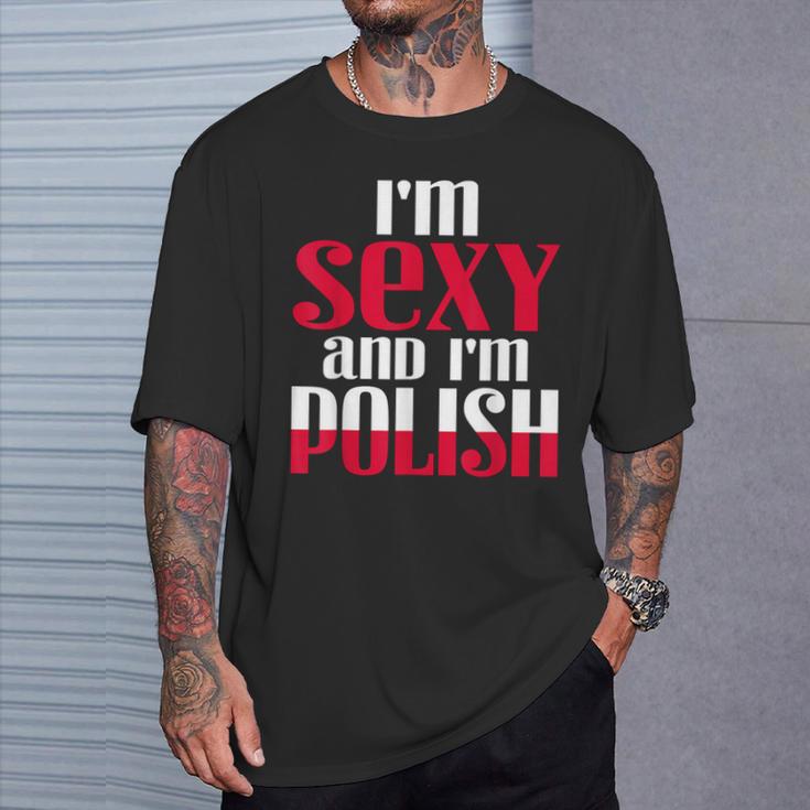 Poland Polska Poland Slogan For Proud Poland And Polinners T-Shirt Geschenke für Ihn