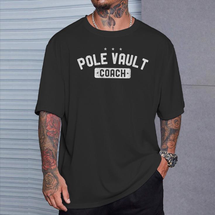 Pole Vault Coach Vintage Pole Vault T-Shirt Gifts for Him