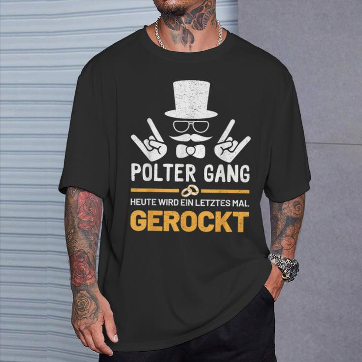 Polter Gang Jga Stag Party Groom S T-Shirt Geschenke für Ihn
