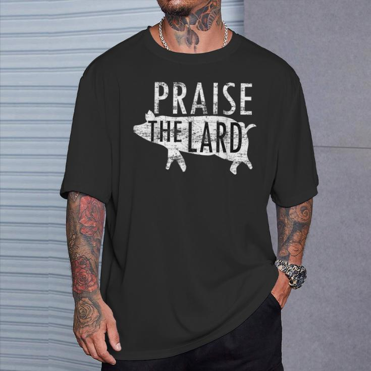Praise The Lard Joke Present T-Shirt Gifts for Him