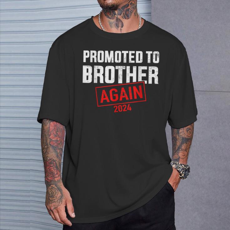 Promoted To Big Brother 2024 Again For New Baby Shower T-Shirt Gifts for Him