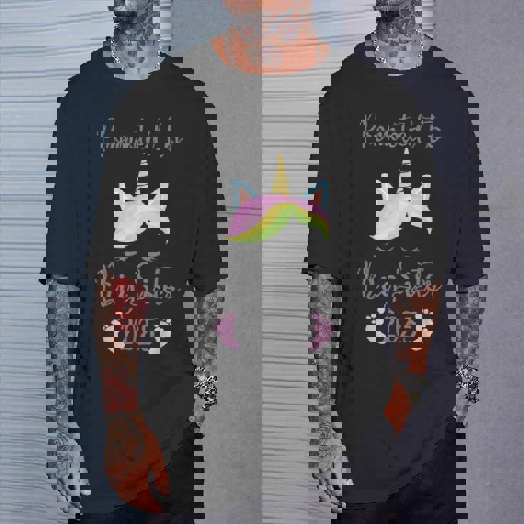 Promoted To Big Sister 2025 With Unicorn For New Baby Shower T-Shirt Gifts for Him