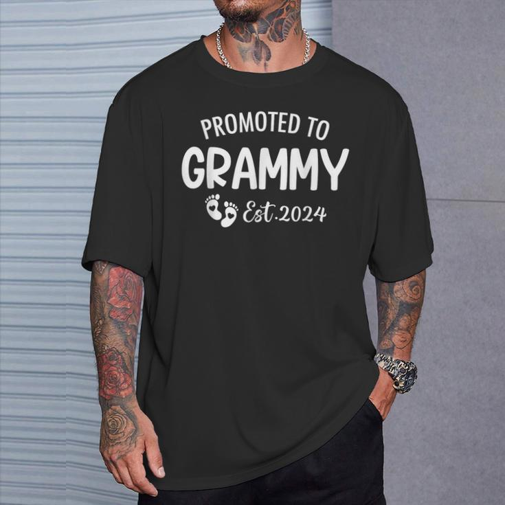 Promoted To Grammy Est 2024 Soon To Be Grammy T-Shirt Gifts for Him
