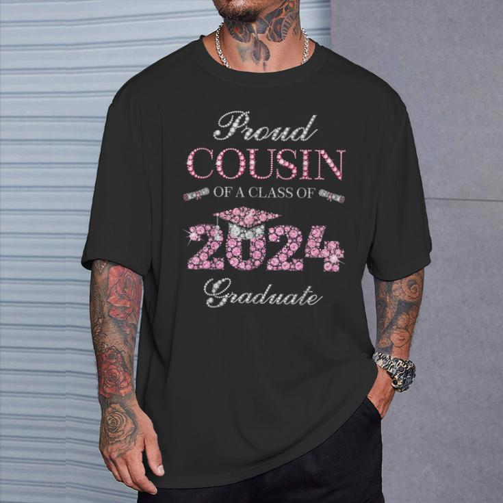 Proud Cousin Of A Class Of 2024 Graduate T-Shirt Gifts for Him
