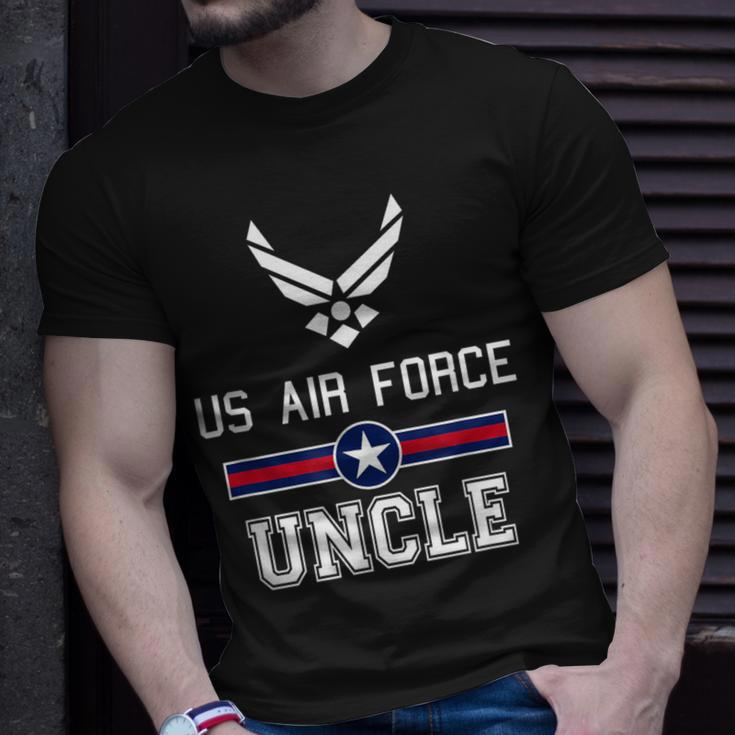 Proud Us Air Force Uncle Military Pride T-Shirt Gifts for Him