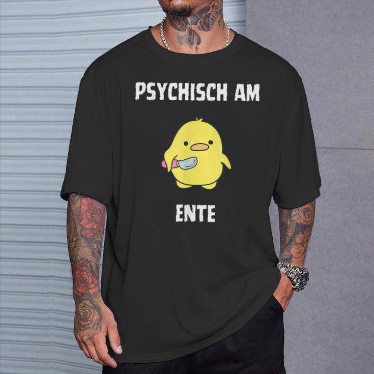 Psychisch Am Ente Fun T-Shirt Geschenke für Ihn