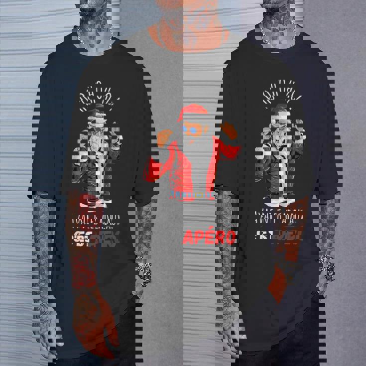 T-Shirt Drôle De Noël Du Père Noël En Alcool Bière Xmas Pour