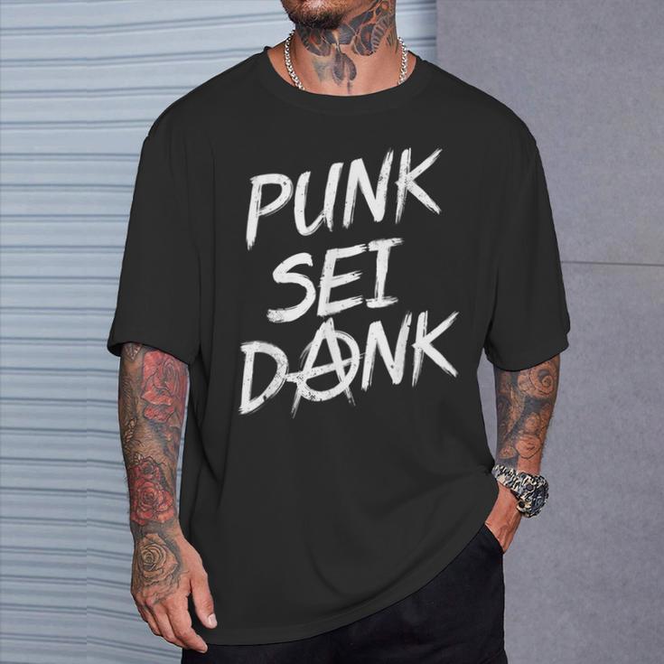 Punk Anarchy Slogan T-Shirt Geschenke für Ihn