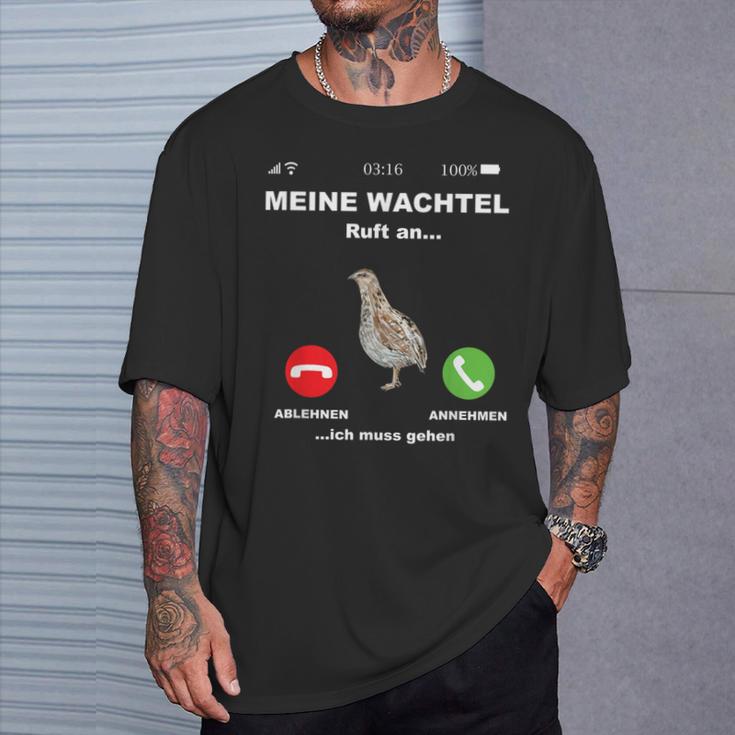 Quail Breeder Quail Egg T-Shirt Geschenke für Ihn