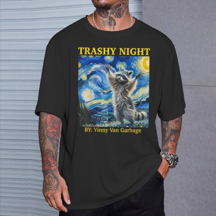 Raccoon Starry Night Van Gogh Racoon For Men Women T-Shirt Gifts for Him