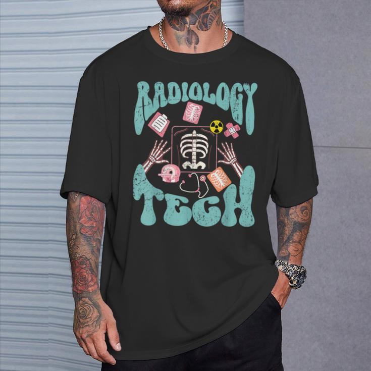 Radiology Tech Radiologic Technologist Xray Oncology T-Shirt Gifts for Him