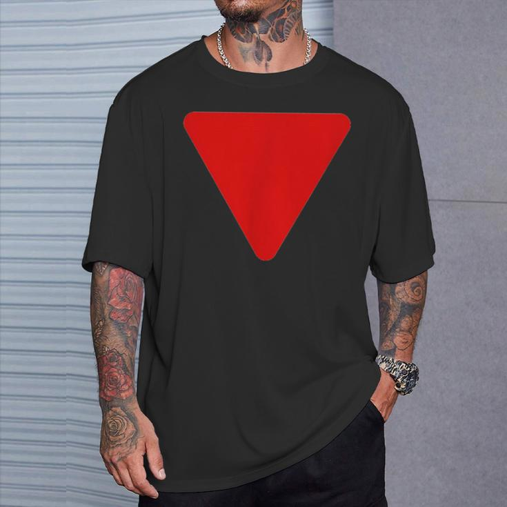 Red Triangle Symbol Of Resistance Free Palestine Gaza T-Shirt Gifts for Him
