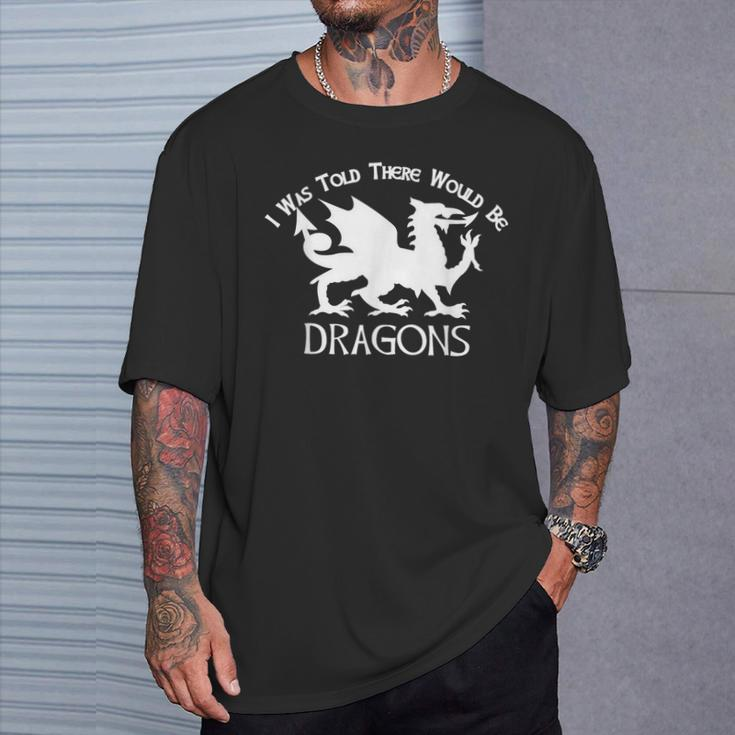 Renaissance Fair Faire Festival Medieval Theme Knight Dragon T-Shirt Gifts for Him