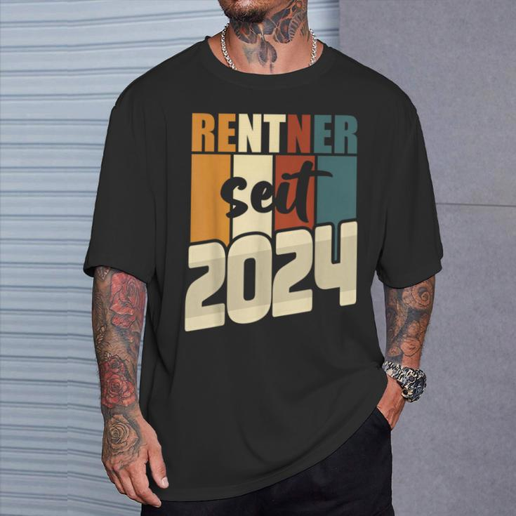 Rentner Seit 2024 German Language T-Shirt Geschenke für Ihn