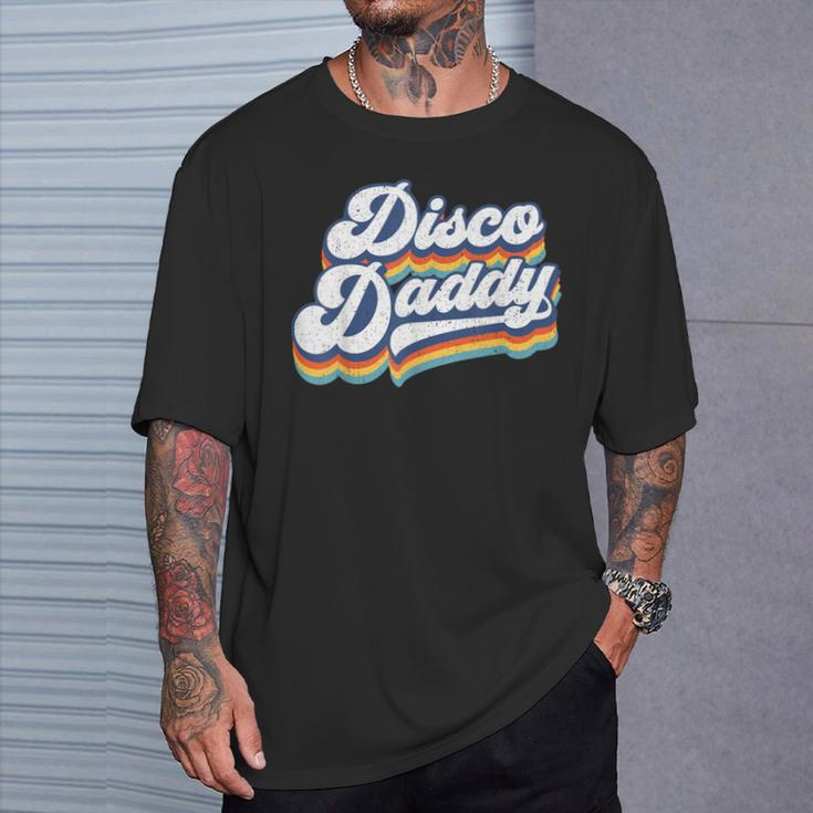 Retro Disco Daddy 60S 70S Party Costume Dad Fathers Day T-Shirt Gifts for Him