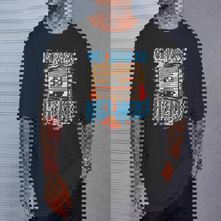 Retro Old School Hip Hop 80S 90S Graffiti Cassette Camiseta unisex Regalos para él