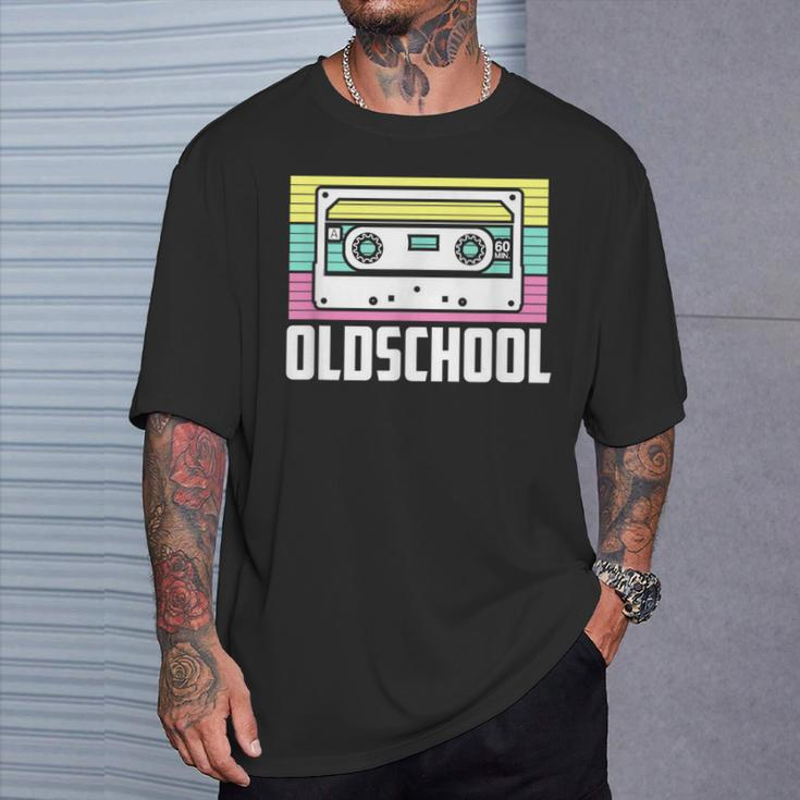 Retro Oldschool Cassette 80S 90S T-Shirt Geschenke für Ihn