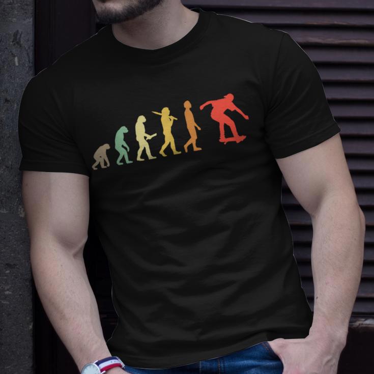 Retro Skating Evolution For Skaters & Skateboarders T-Shirt Gifts for Him