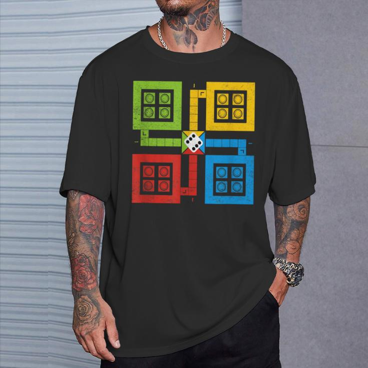 Retro Vintage Ludo Game Classic Game Costume T-Shirt Gifts for Him