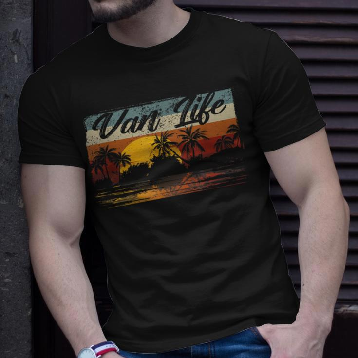 Retro Vintage Van Life Is The Real Adventure T-Shirt Gifts for Him