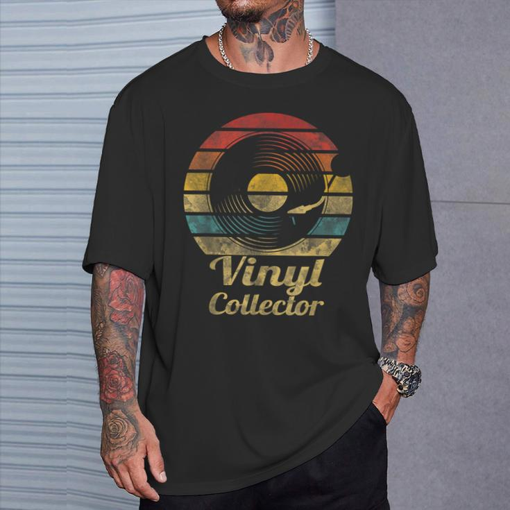 Retro Vinyl Collector Record Player T-Shirt Gifts for Him