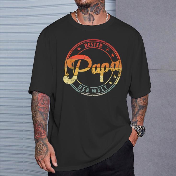 Retrointage Bester Papa Der Welt S T-Shirt Geschenke für Ihn