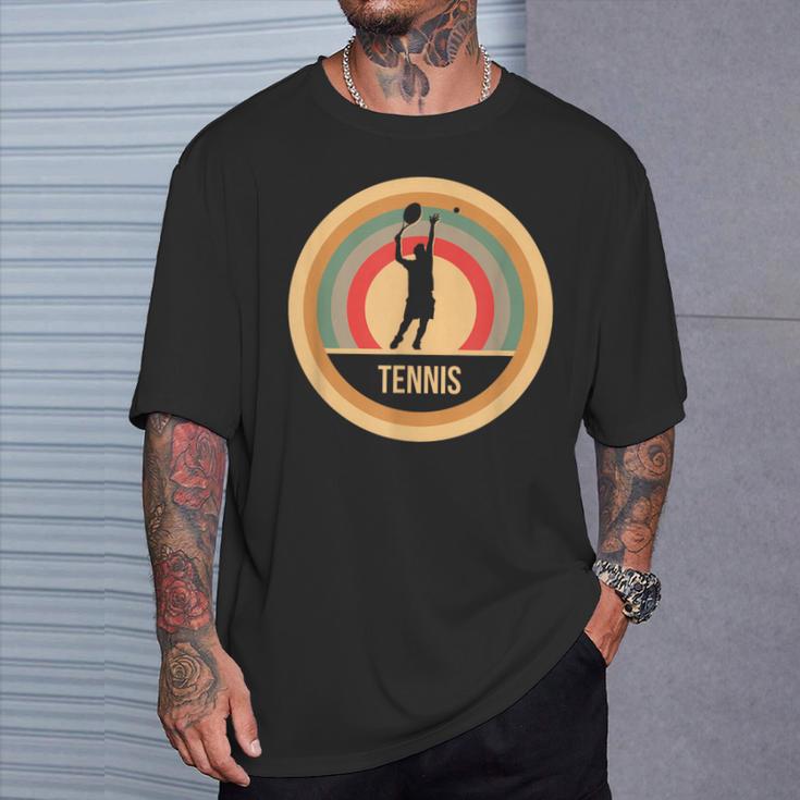 Retrointage Tennis For Tennis Player T-Shirt Geschenke für Ihn