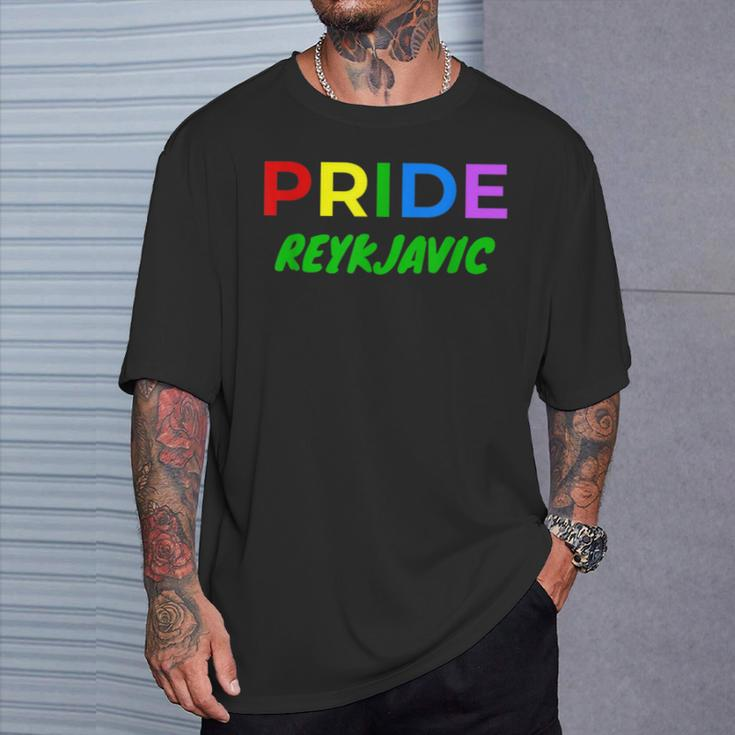 Reykjavik Pride Festival Iceland Lqbtq Pride Month T-Shirt Gifts for Him