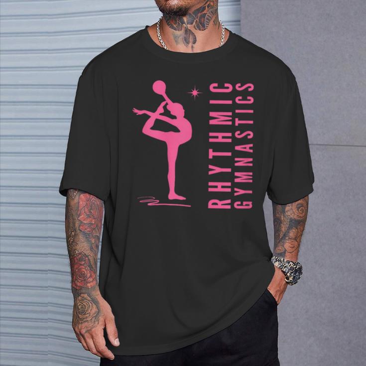 Rhythmische Sportgymnastik Gymnastik Gymnastin Mit Ball T-Shirt Geschenke für Ihn