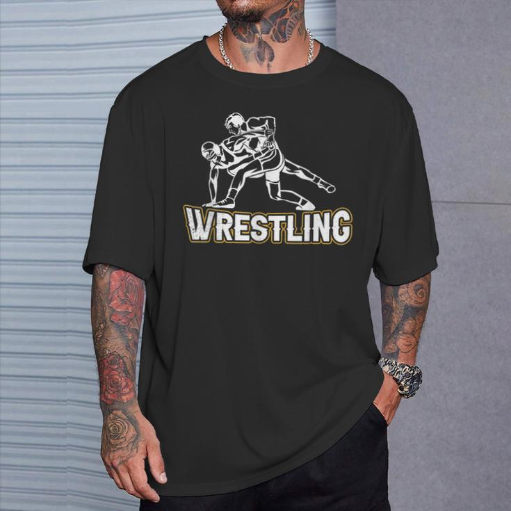 Ring Wrestler Ringer Ring Combat Ringsport T-Shirt Geschenke für Ihn