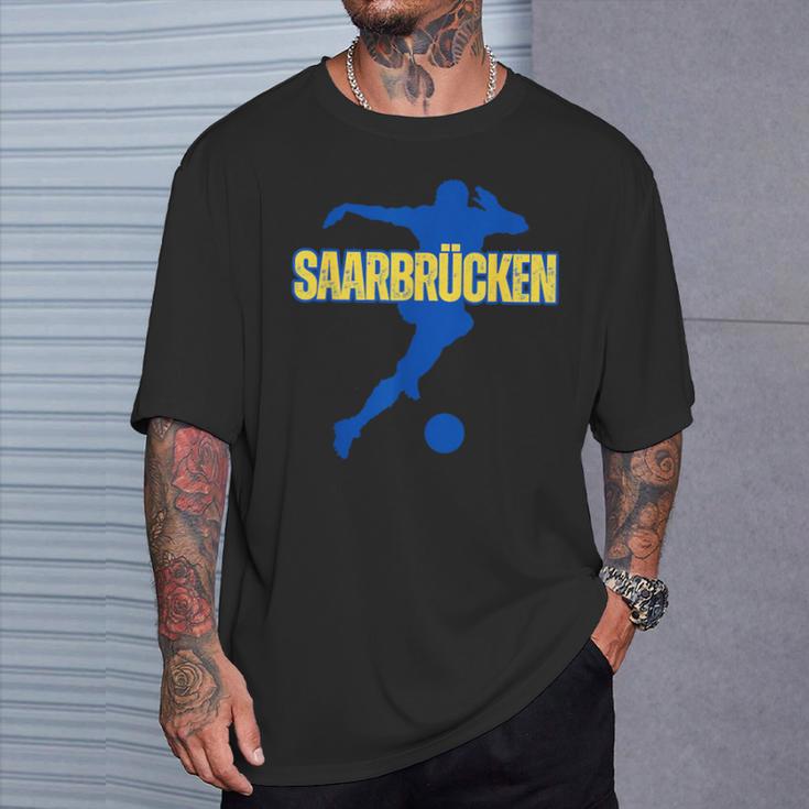 Saarbrücken Football Home Fan Saarland Stadium T-Shirt Geschenke für Ihn