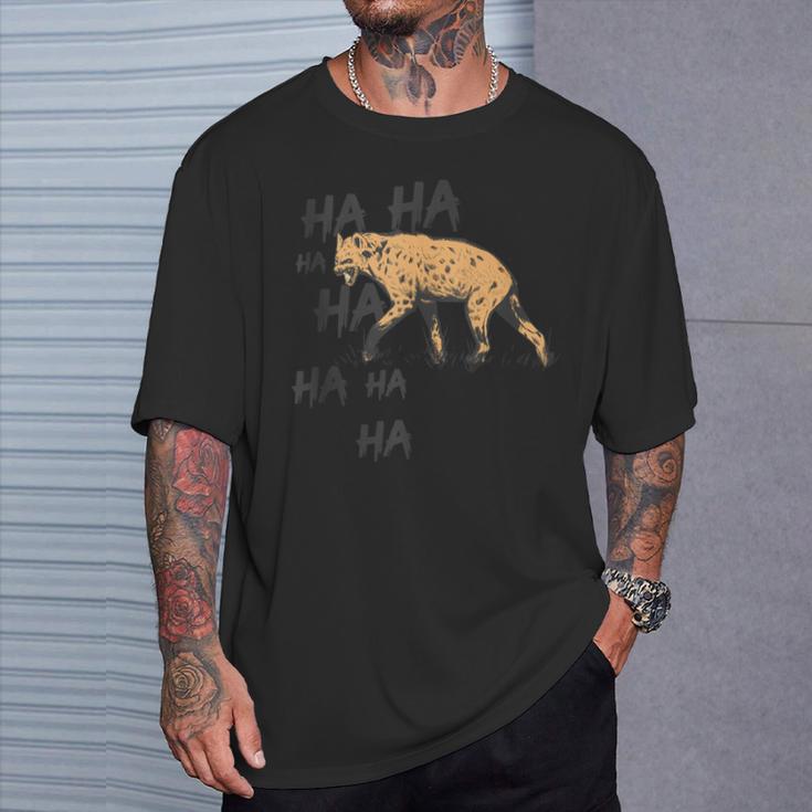 Safari Animal Common Laughing Hyena T-Shirt Gifts for Him