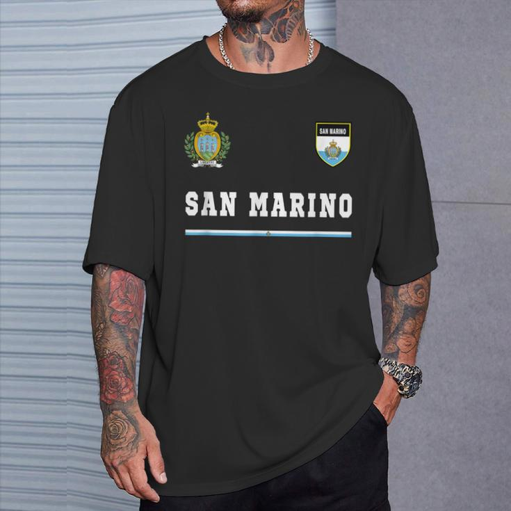 San Marino Sport Football Jersey Flag T-Shirt Geschenke für Ihn