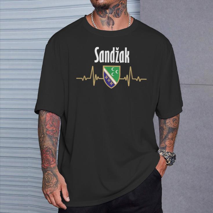 Sandzak Novi Pazar Sandzaklija S T-Shirt Geschenke für Ihn