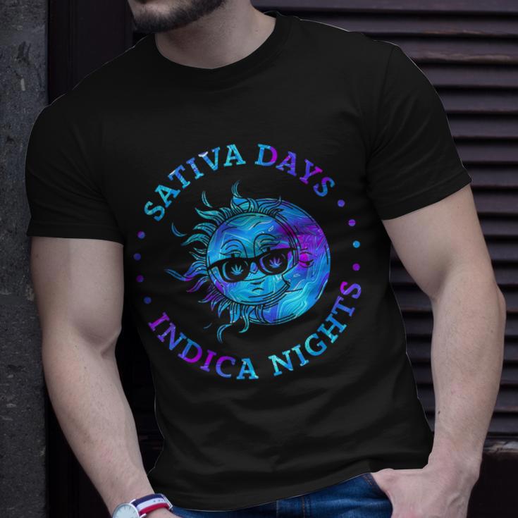 Sativa Days Indica Nights T-Shirt Gifts for Him