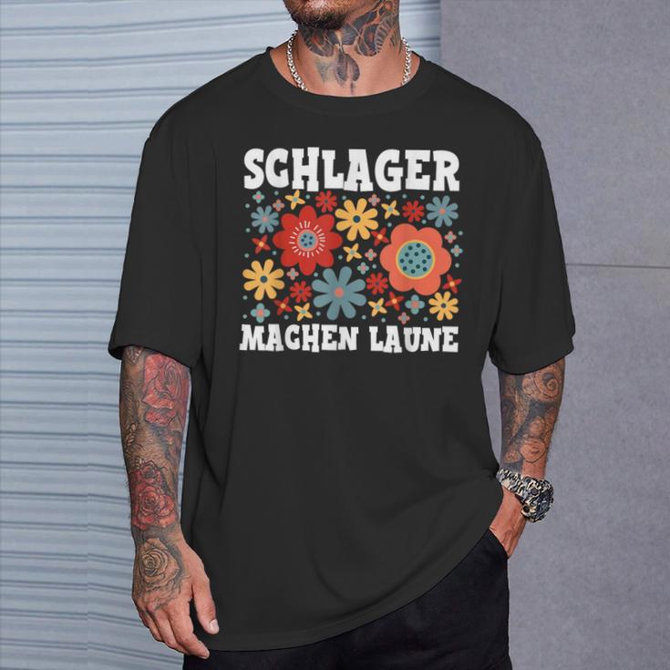 Schlagerparty Schlager Machen Laune S T-Shirt Geschenke für Ihn