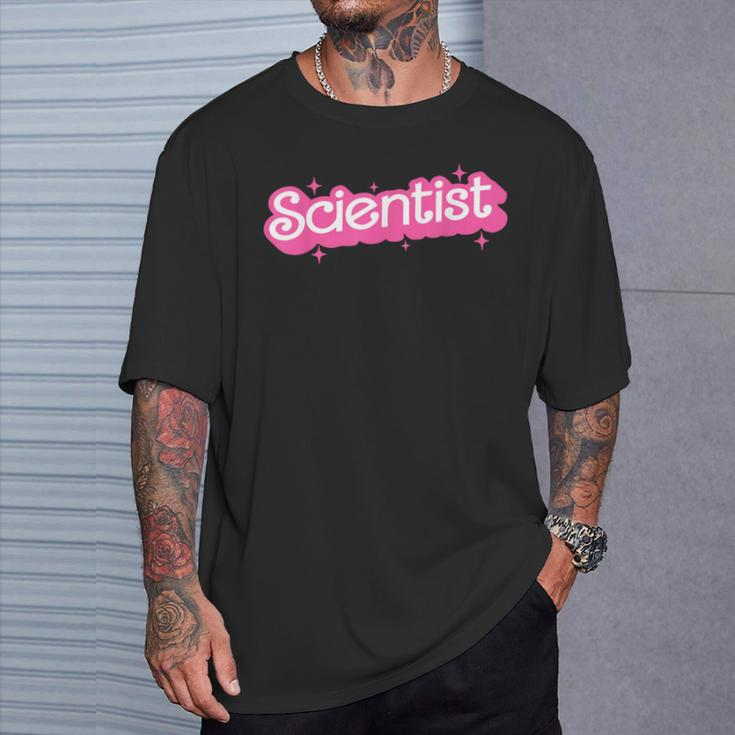 Scientist Pink Lab Week 2024 Phd Feminist T-Shirt Gifts for Him