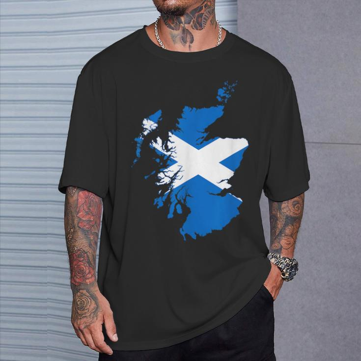 Scotland Scotland Scotland Flag S T-Shirt Geschenke für Ihn
