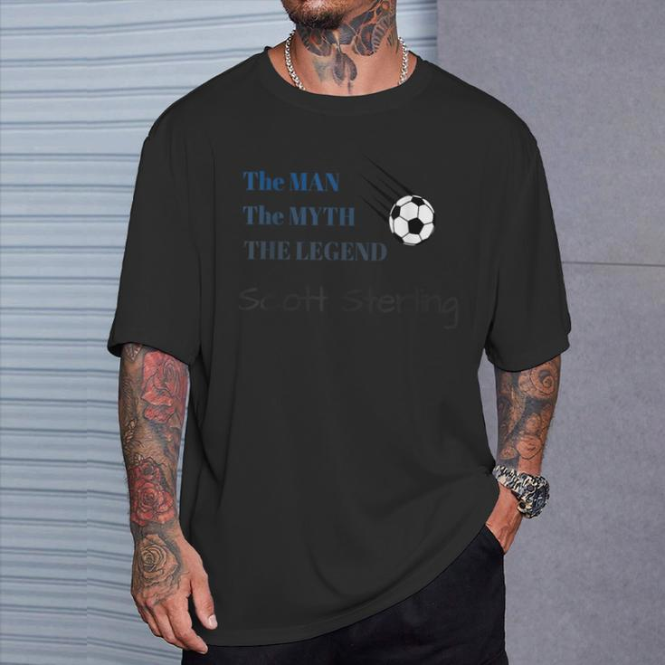 Scott SterlingStudio C Soccer Goalie Fan Wear T-Shirt Gifts for Him